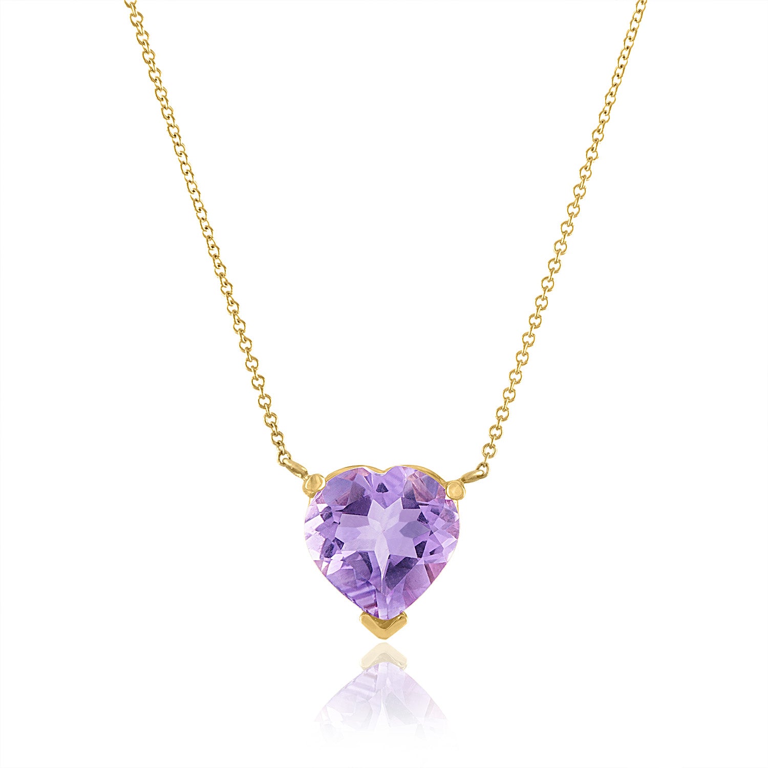 Rose De France Heart Necklace
