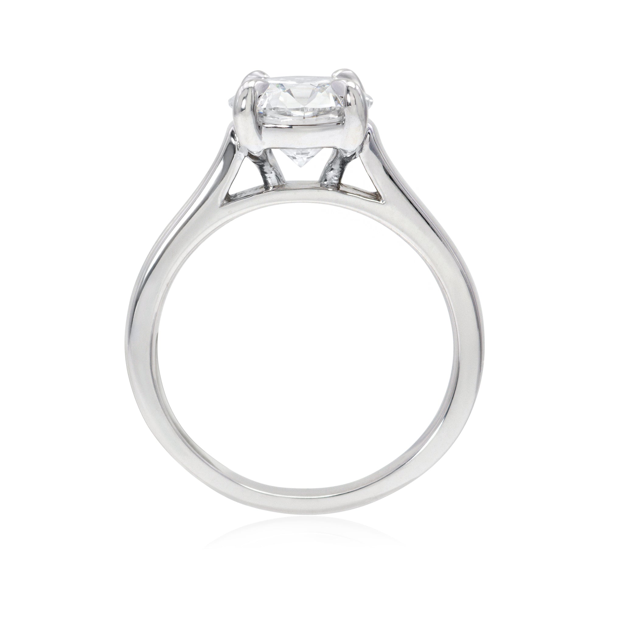 Round Solitaire Engagement Ring