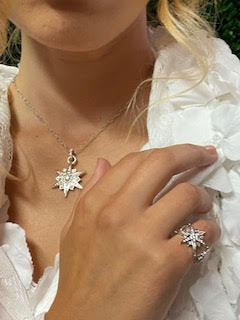 Diamond North Star Necklace