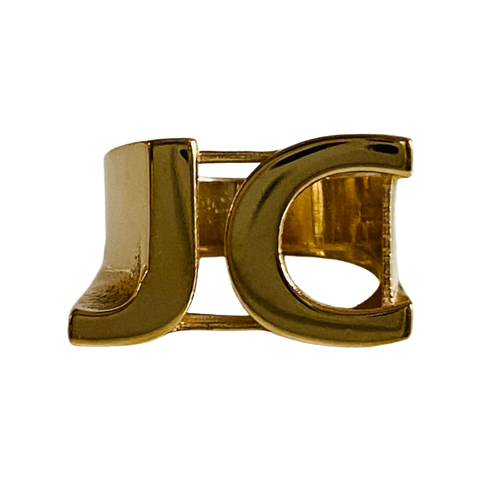 Double Sans Serif Jamie Ring
