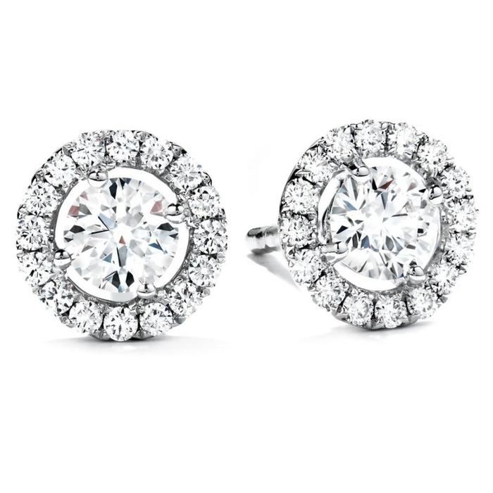 Diamond Halo Studs