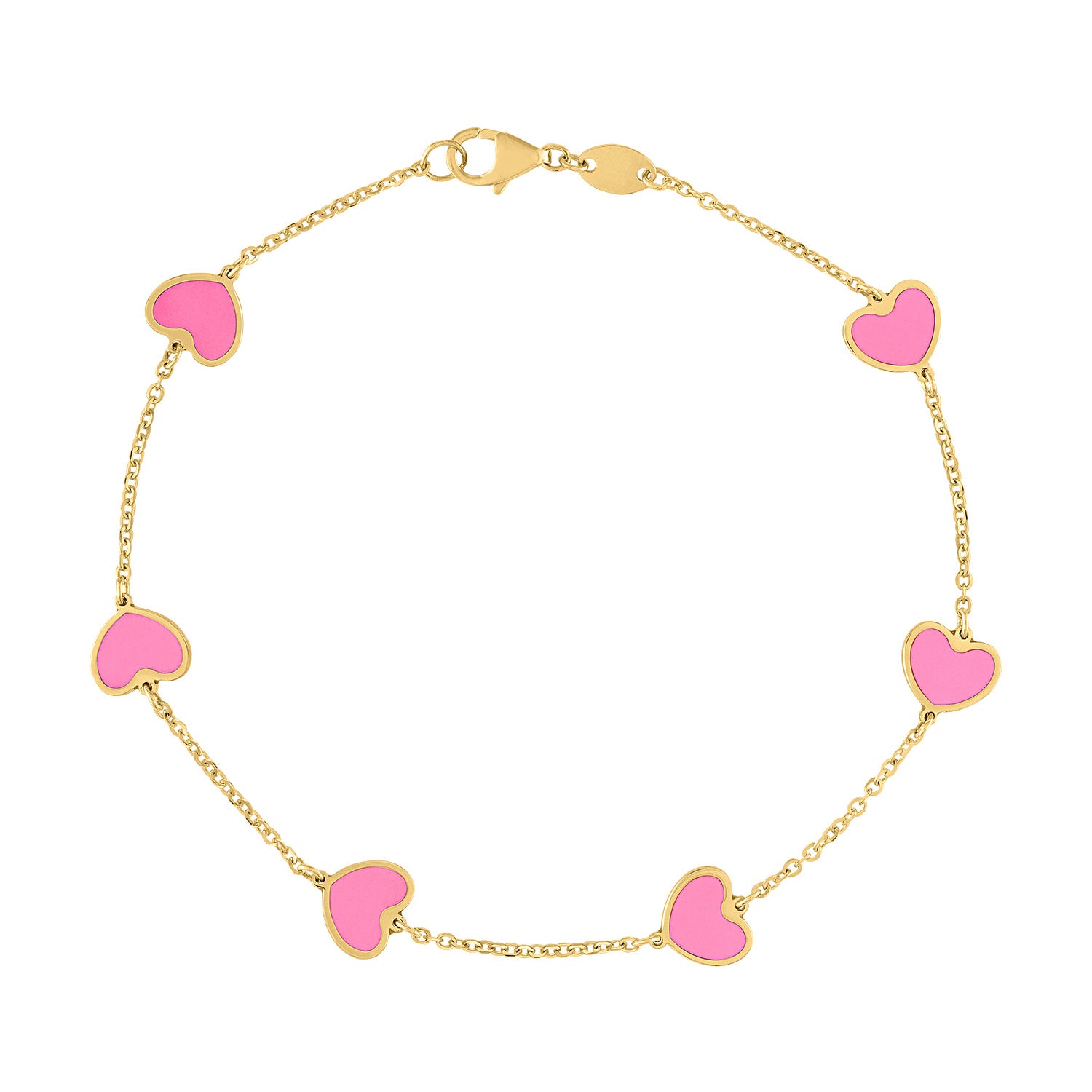 Station Heart Bracelet
