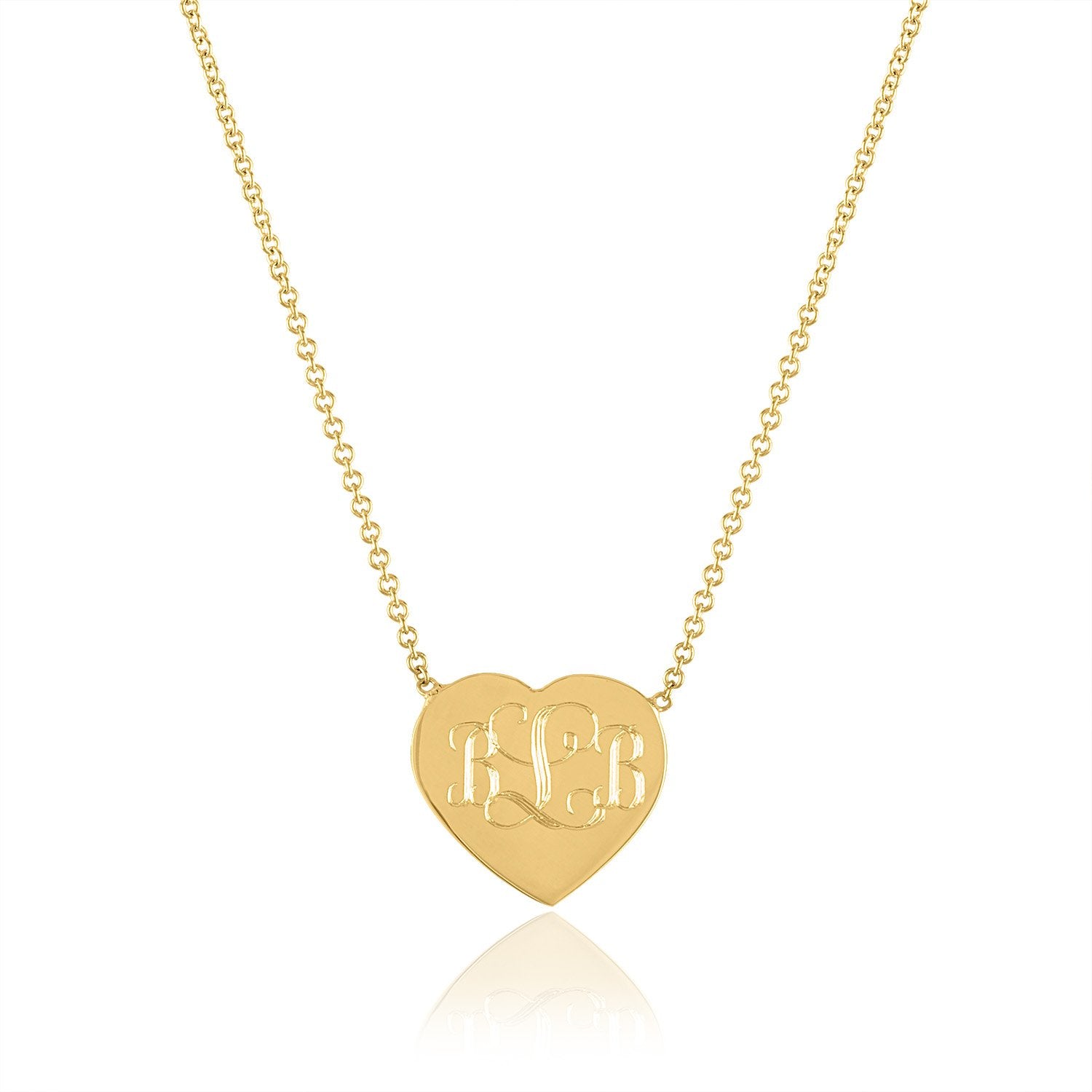 Engraved Heart Necklace