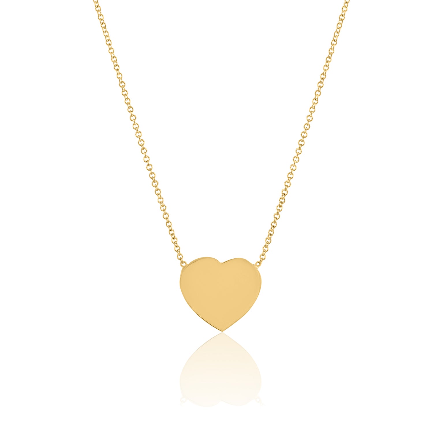 Engraved Heart Necklace