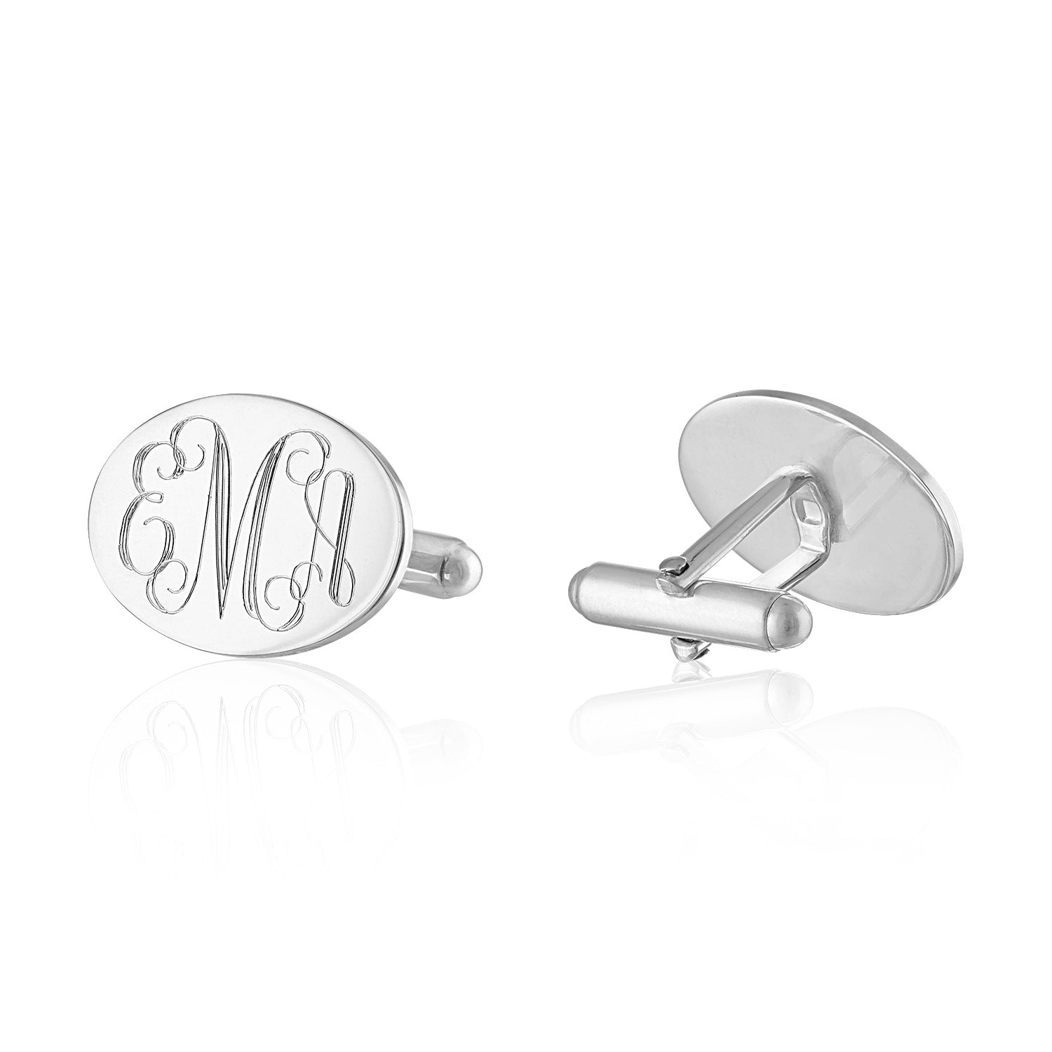 Engraved Monogram Cufflinks