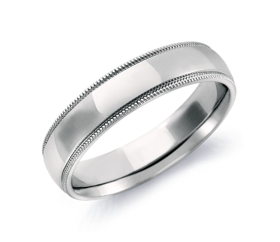 Milgrain Wedding Band