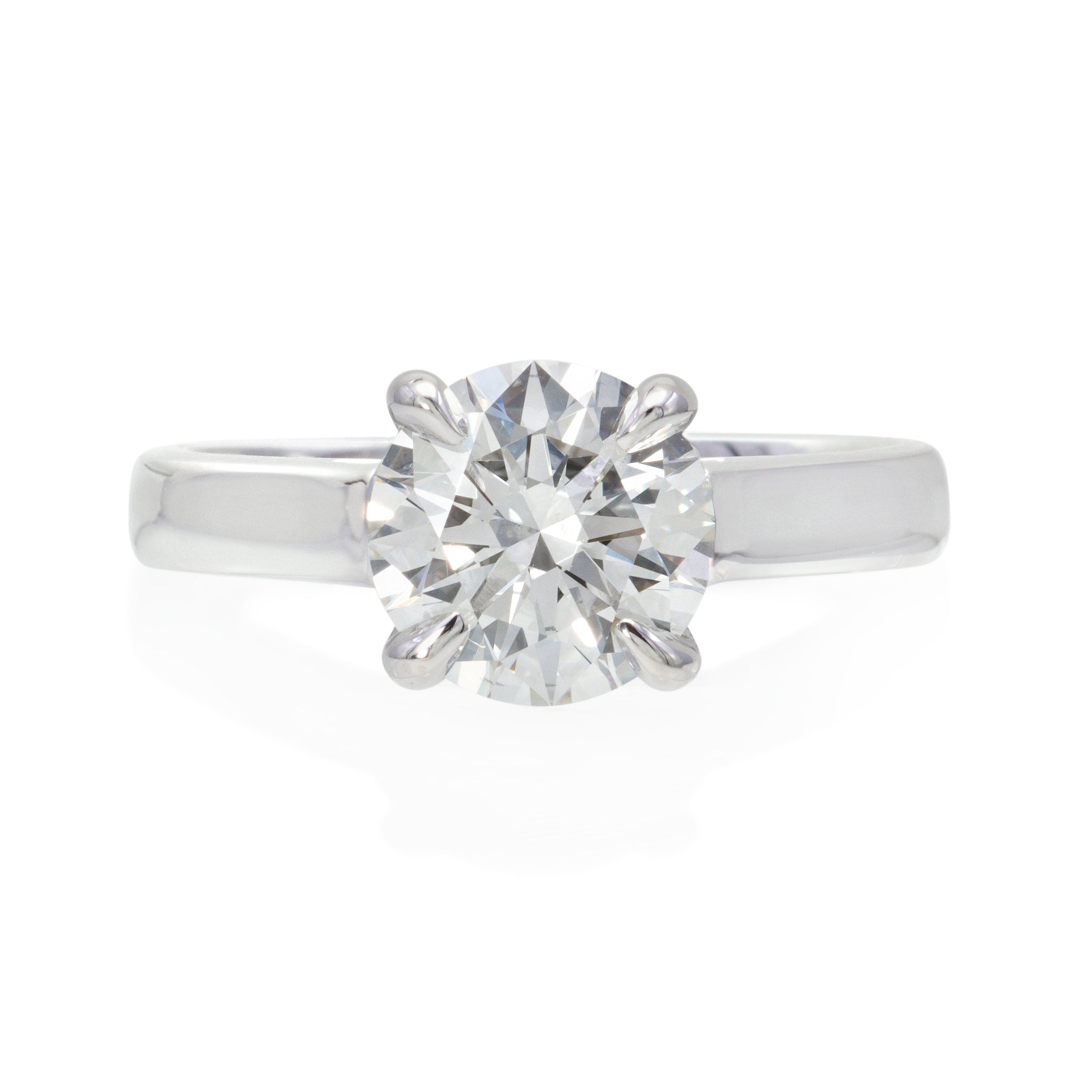 Round Solitaire Engagement Ring
