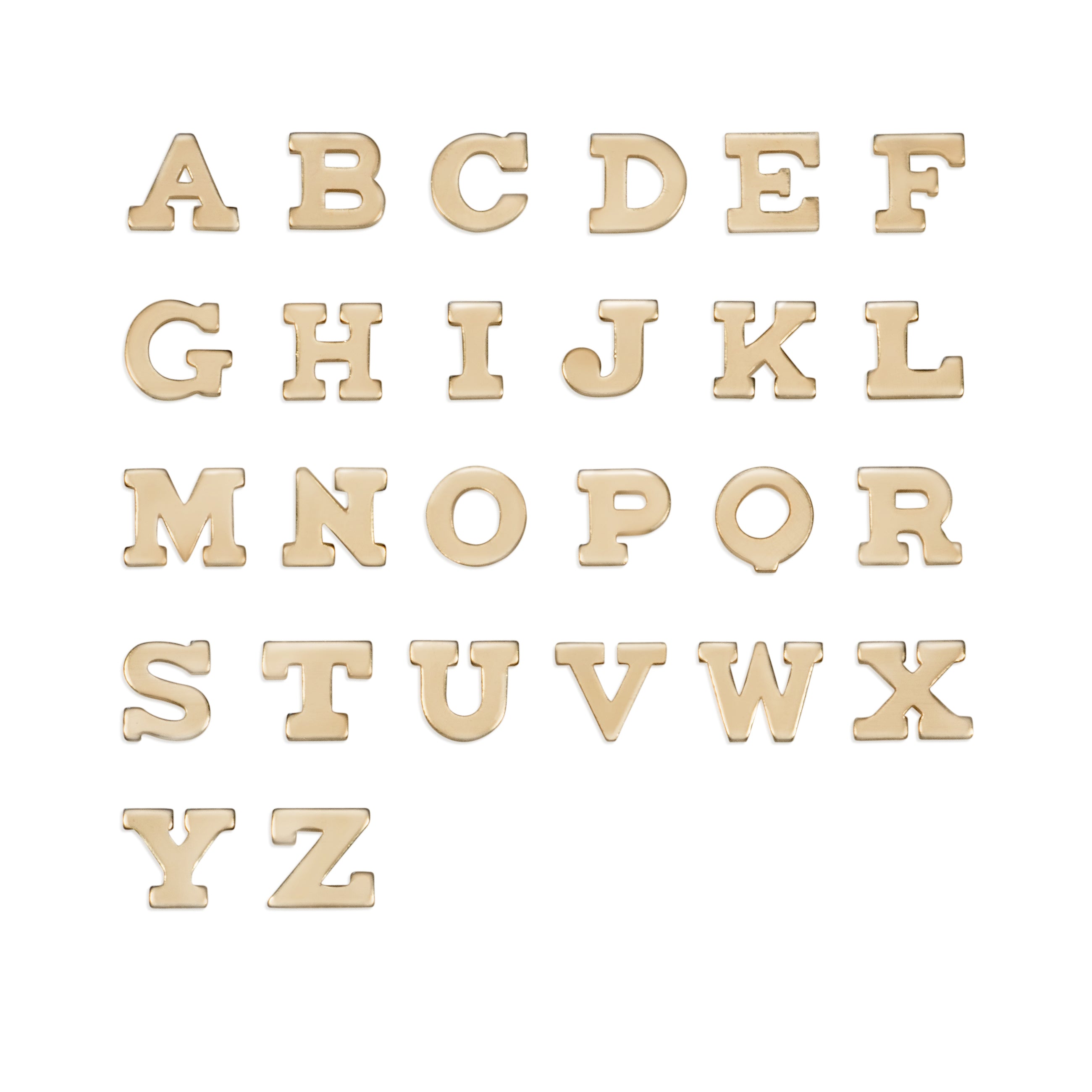 Block Mia Initial Studs