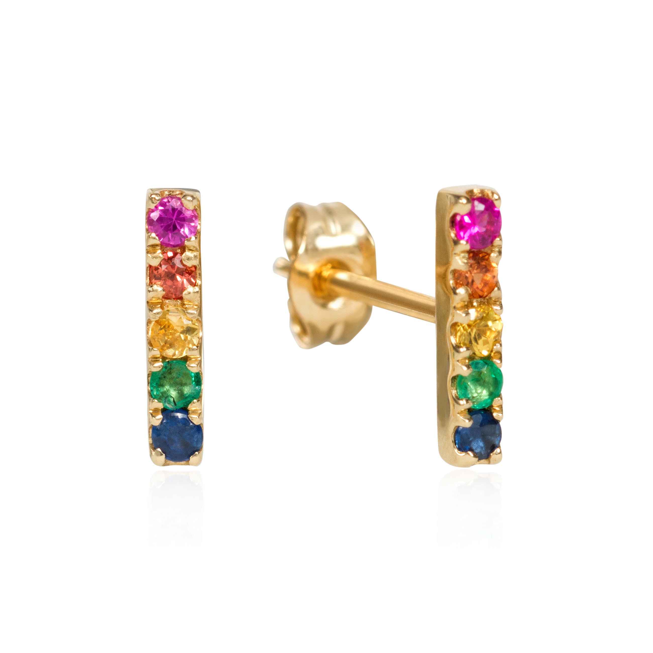 Rainbow Bar Studs