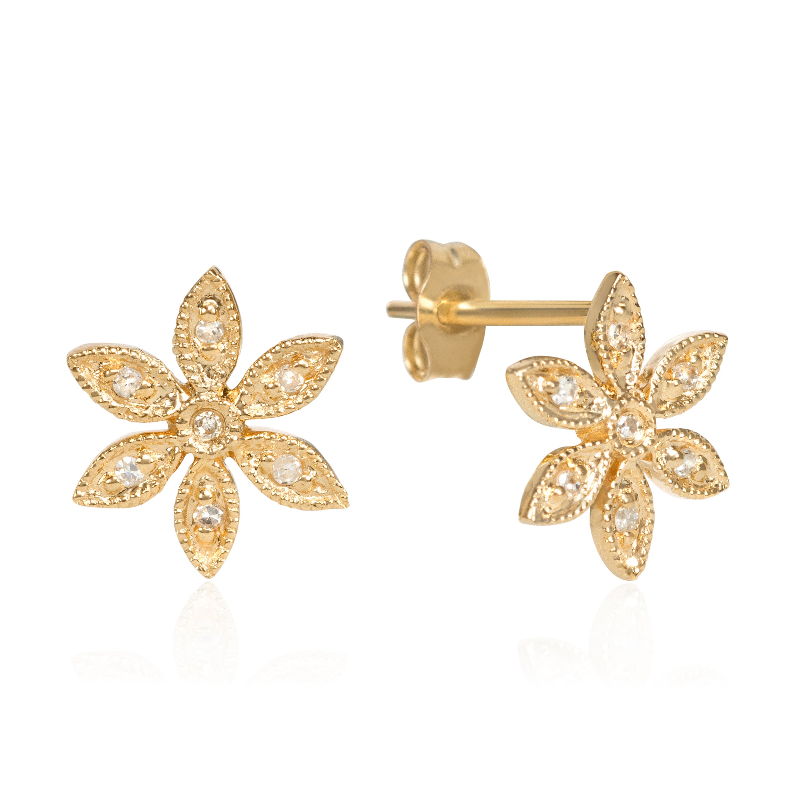 Daisy Diamond Studs