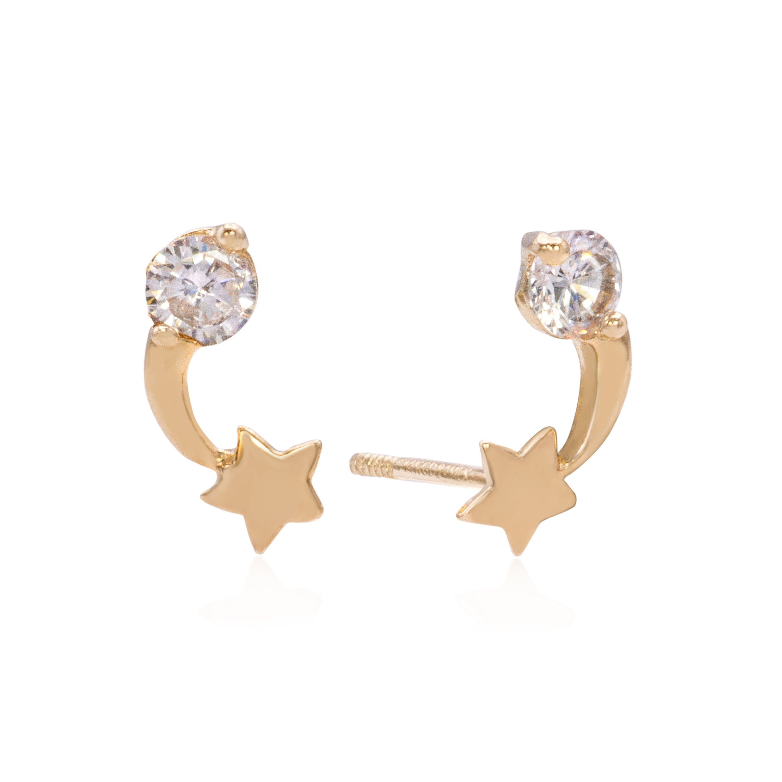 Shooting Star Diamond Studs