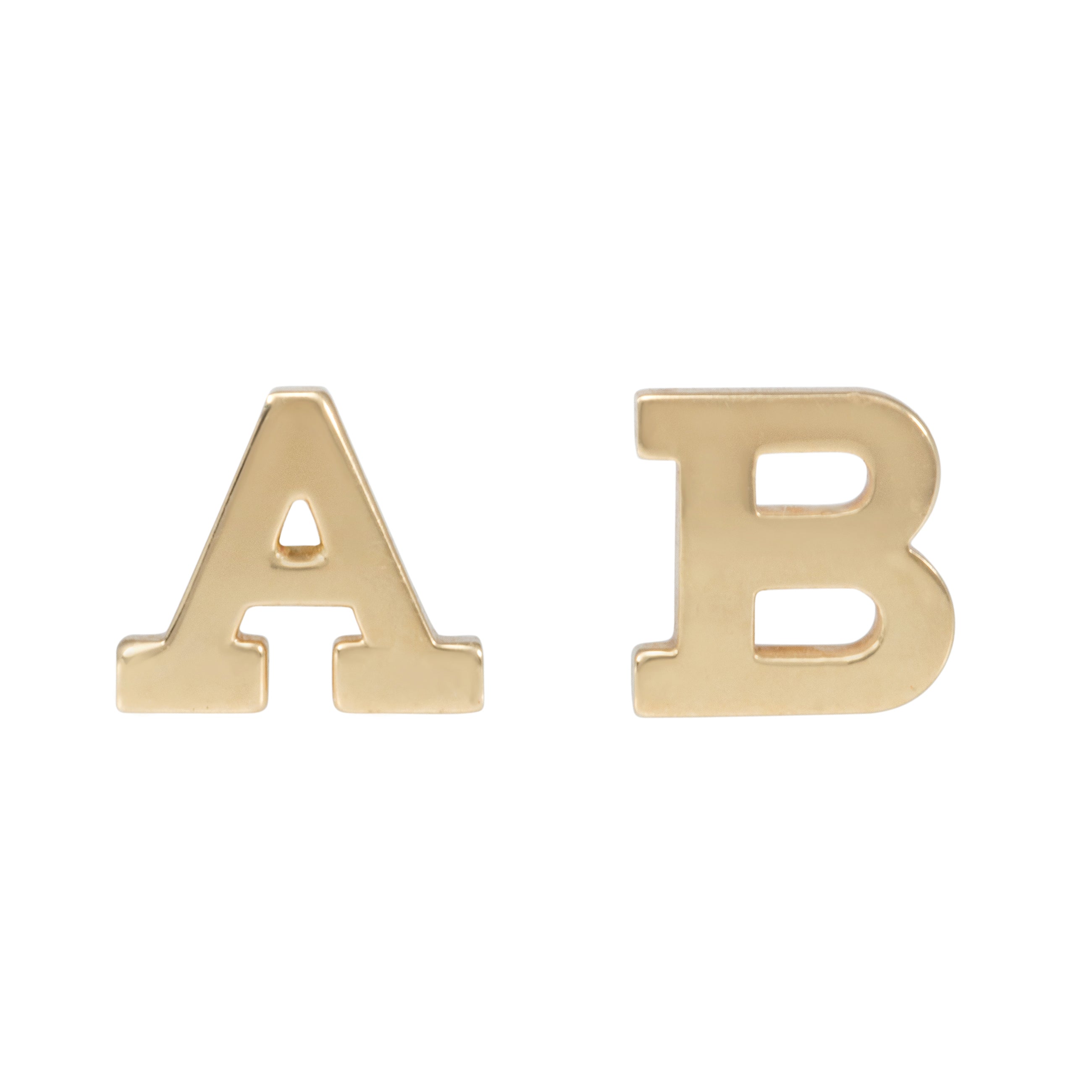 Block Mia Initial Studs