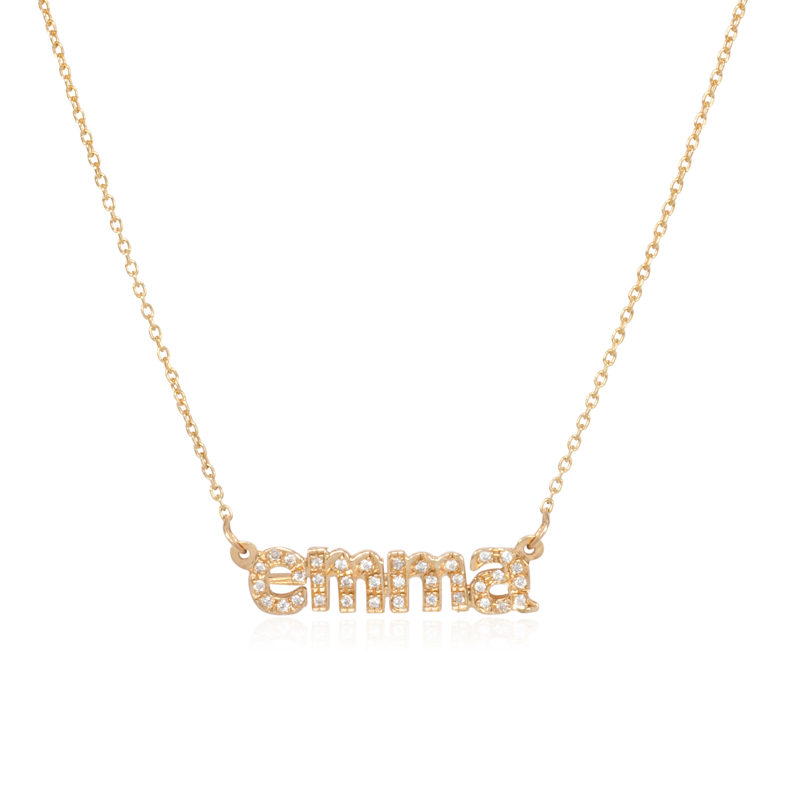 Emma Diamond Pave Necklace