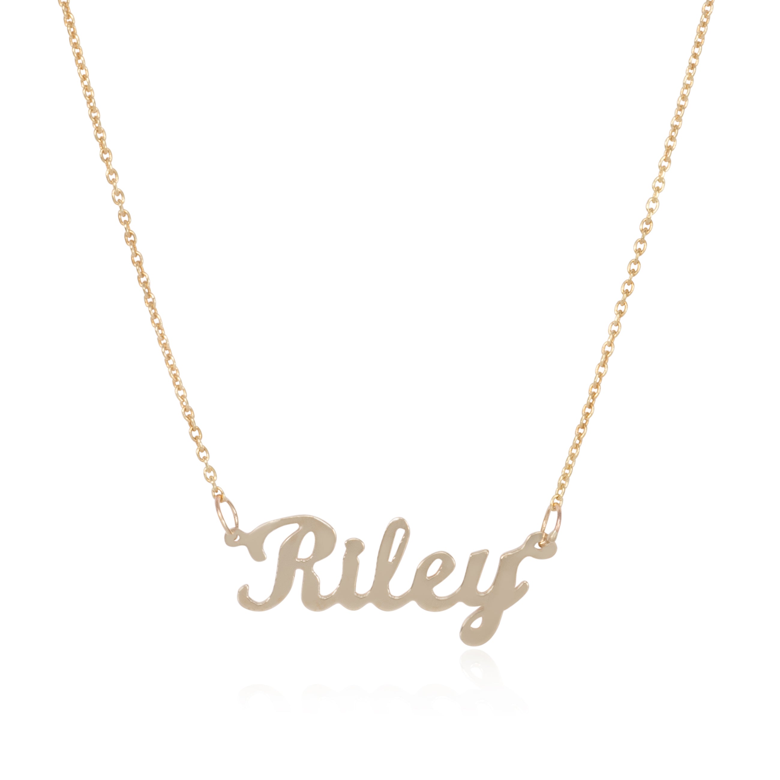 Riley Script Name Necklace