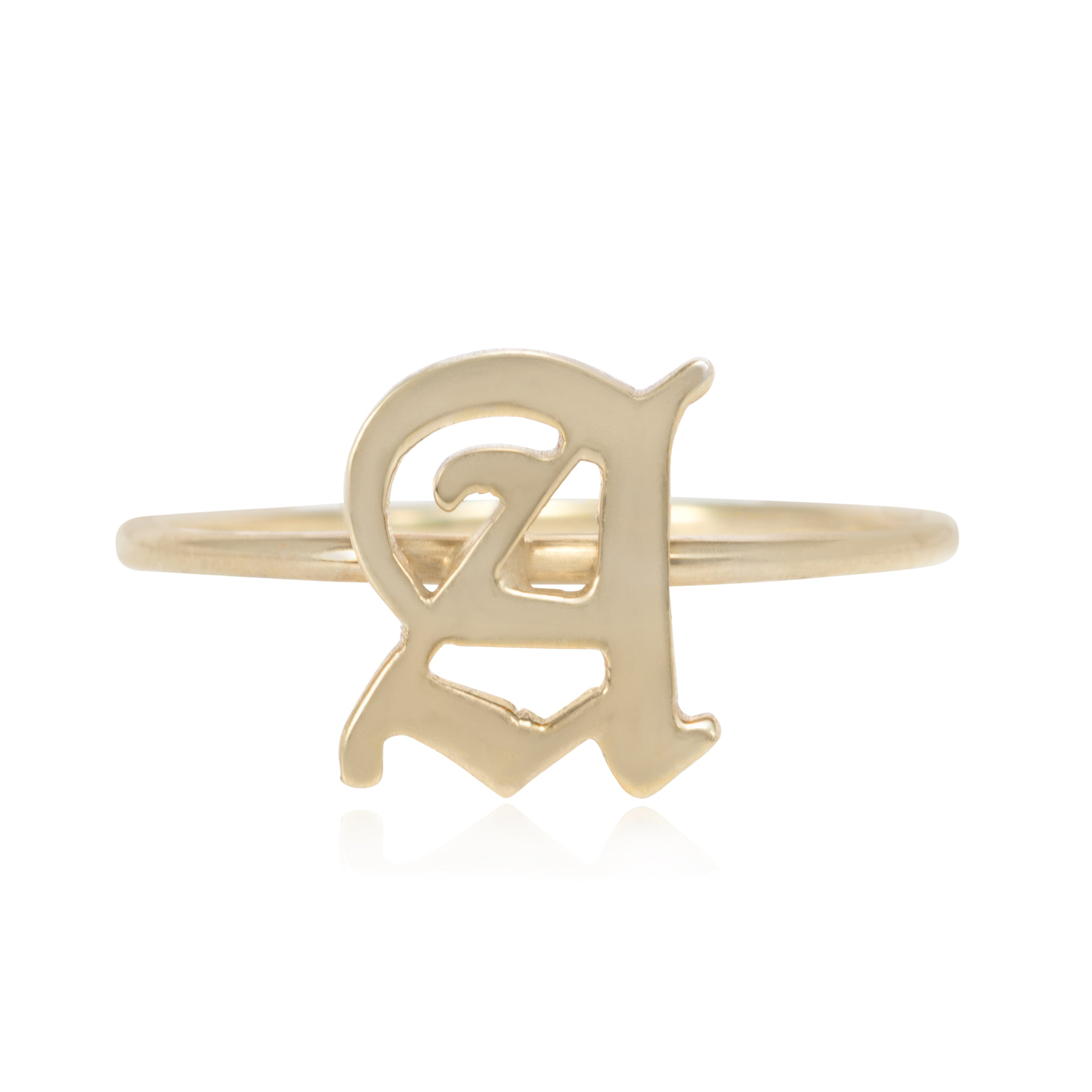 Gothic Initial Ring