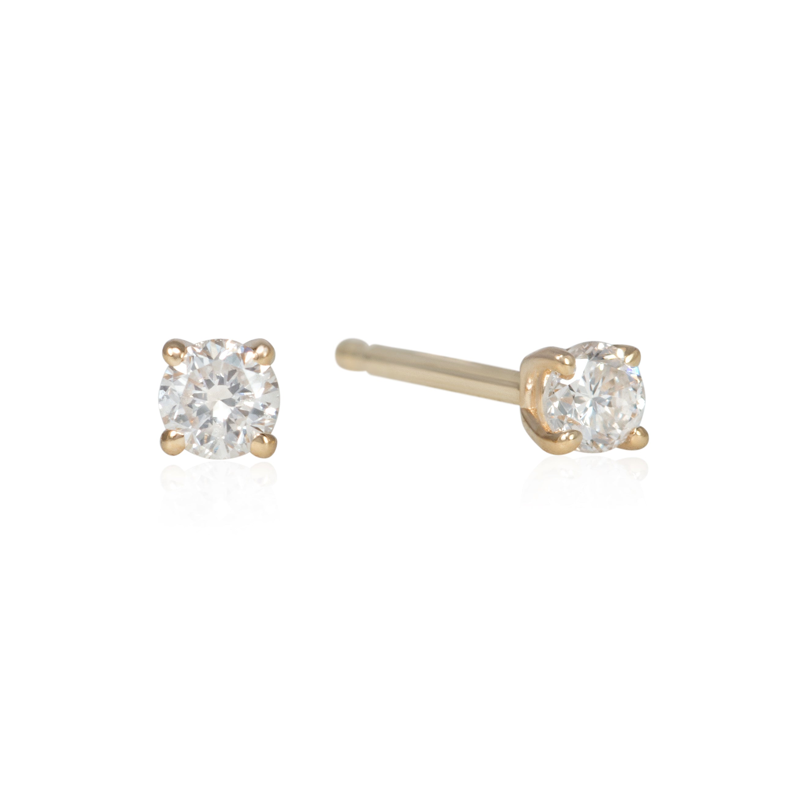 Round Diamond Studs