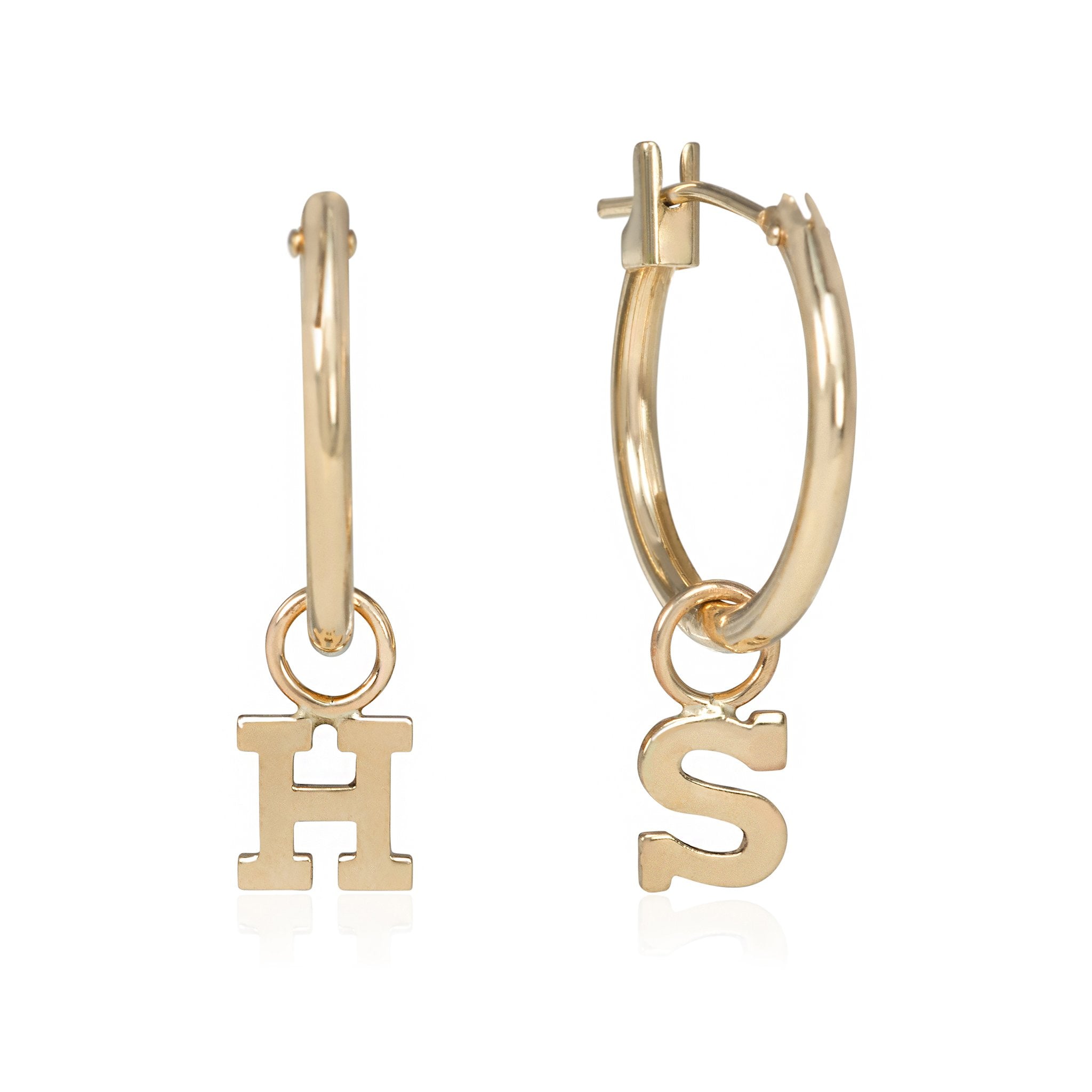 Block Mia Initial Hoops