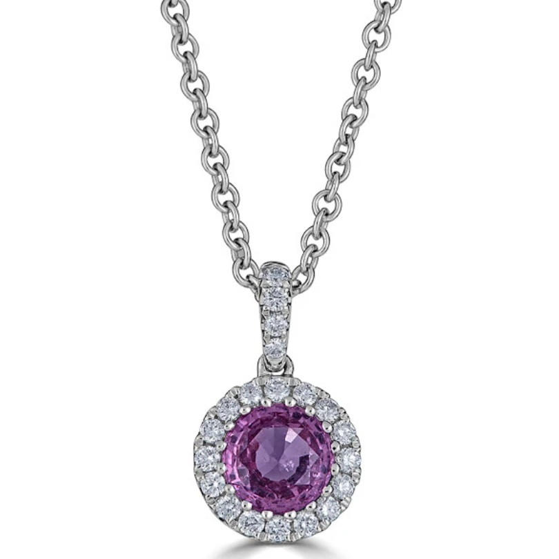 Pink Sapphire Pendant