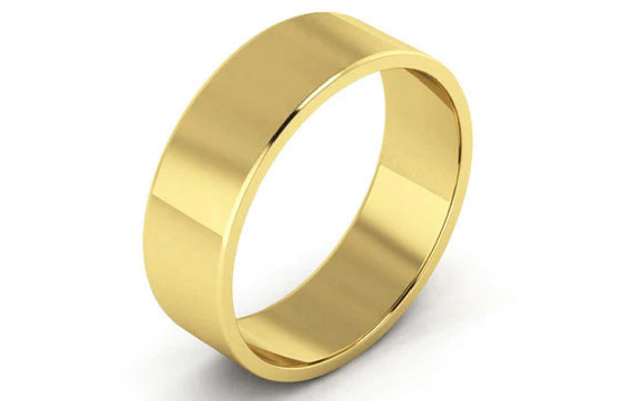 Flat Wire Wedding Band