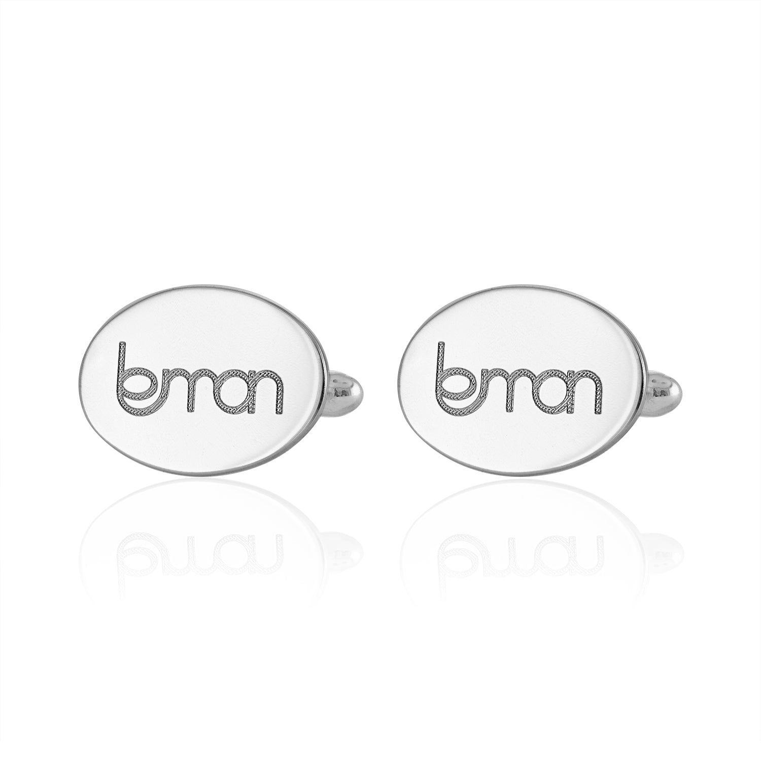 Oval Logo Cufflinks