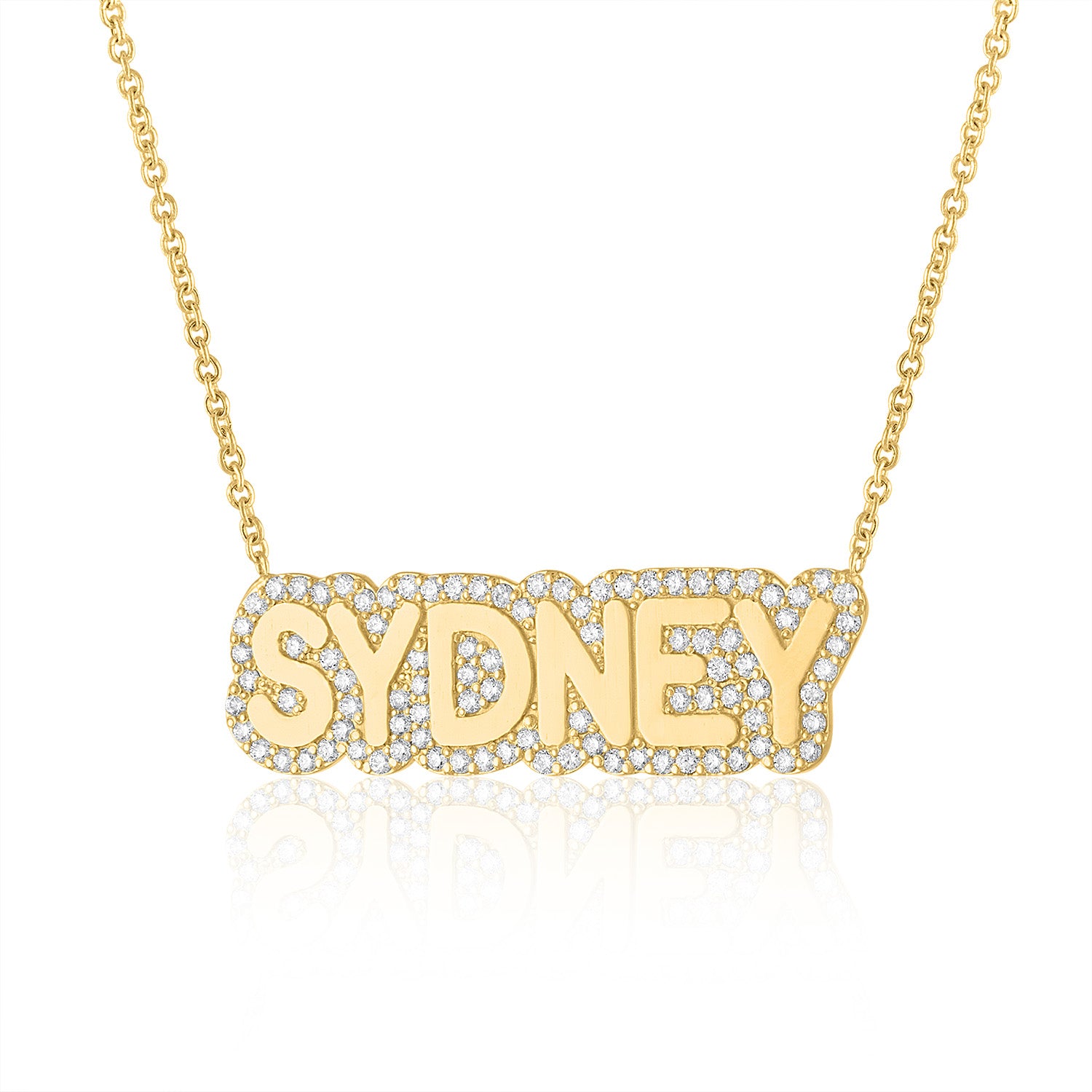 Bubble Diamond Necklace
