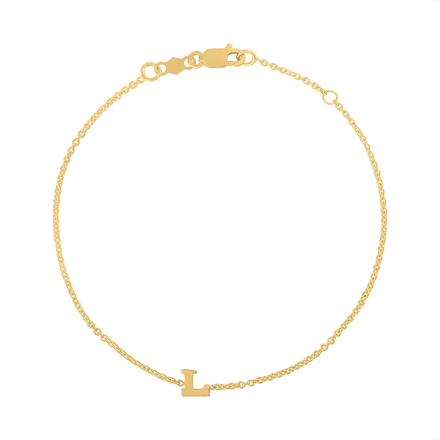 Block Mia Initial Bracelet
